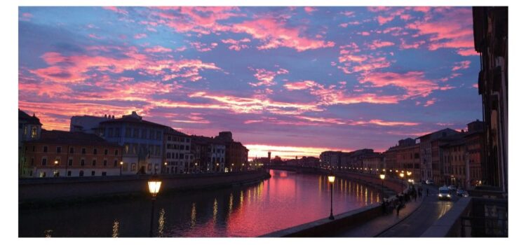 Il primo giorno, a Pisa. Il primo giorno, a Pisa.